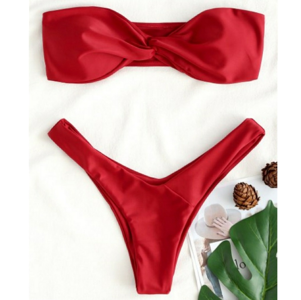 Red Swimwear